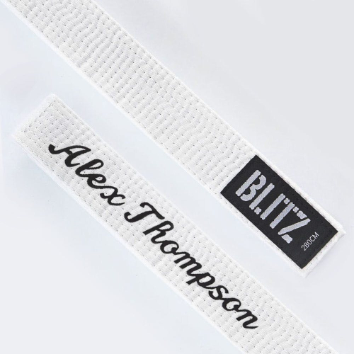 Blitz Personalised Student Belt - One End